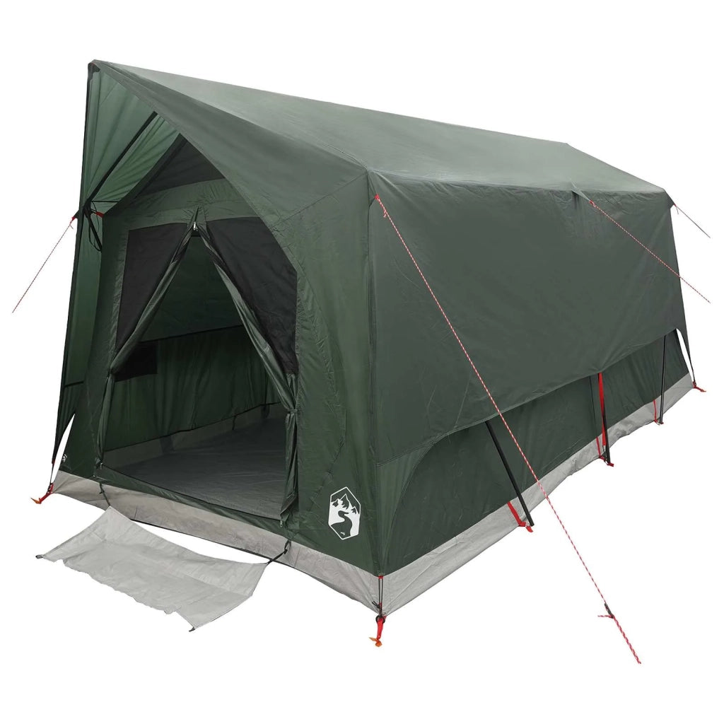 Tenda a tunnel Verde militare 8 persone Poliestere e Acciaio 42028660