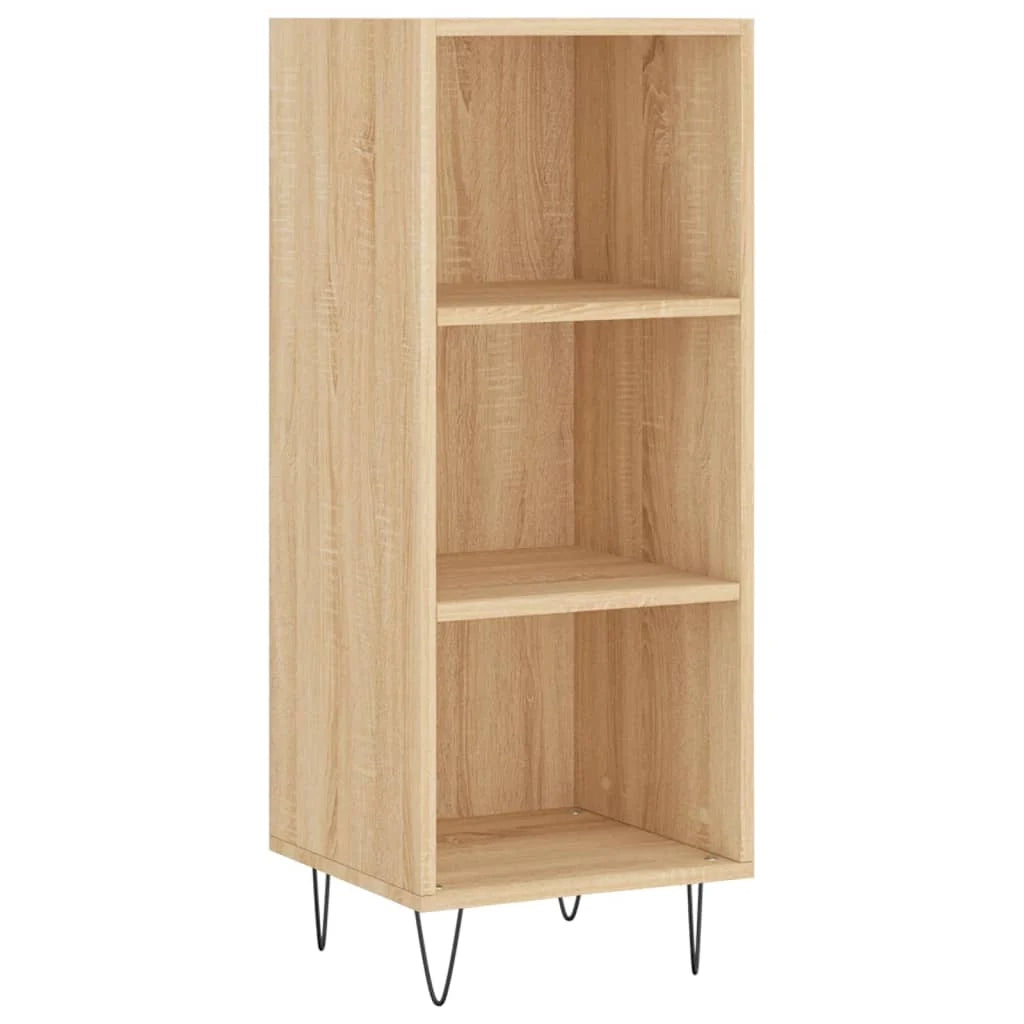 Buffet credenza cassettiera armadio mobile contenitore organizer cucina soggiorno rovere Sonoma 34,5 x 32,5 x 90 cm legno ingegnerizzato marrone 02_0031510