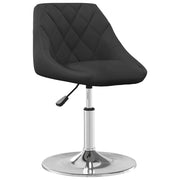 Sedie da Pranzo Girevoli 4 pz Nere in Velluto 3088755