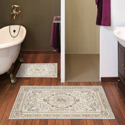 Michigan City, Tappeto da Bagno Lavabile in Lavatrice, 60x100 cm Multicolore