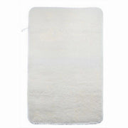 Trade Shop - Tappeto Tappetino In Tessuto Morbido Per Arredo Bagno 45 X 70 Cm Bianco 79921 -