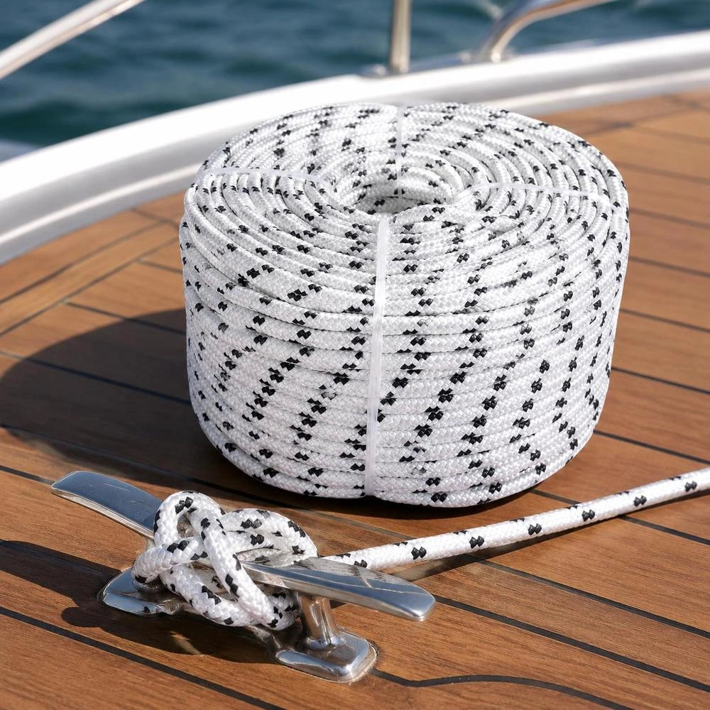 Braided Rope, Boat Line, Polyester, 6 Mm X 50 M