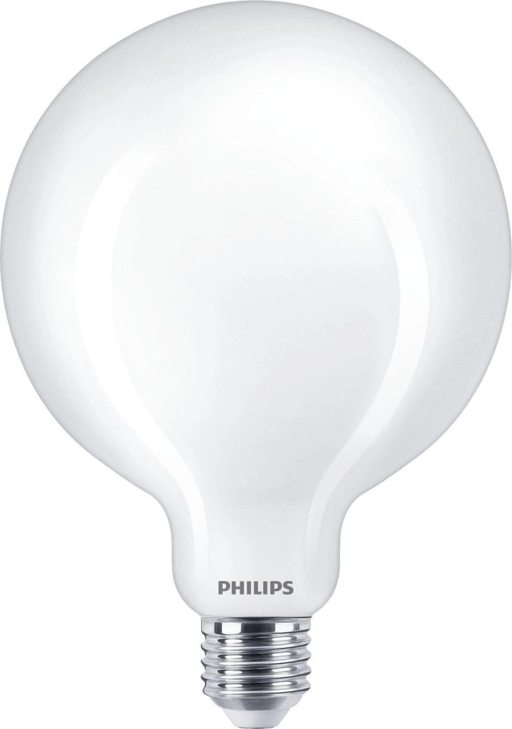 Philips 76475300 LED Classic Lampadina LED Globo G120 E27 8.5W 75W 1055 lm 2700K Luce Bianca Calda colore Bianco