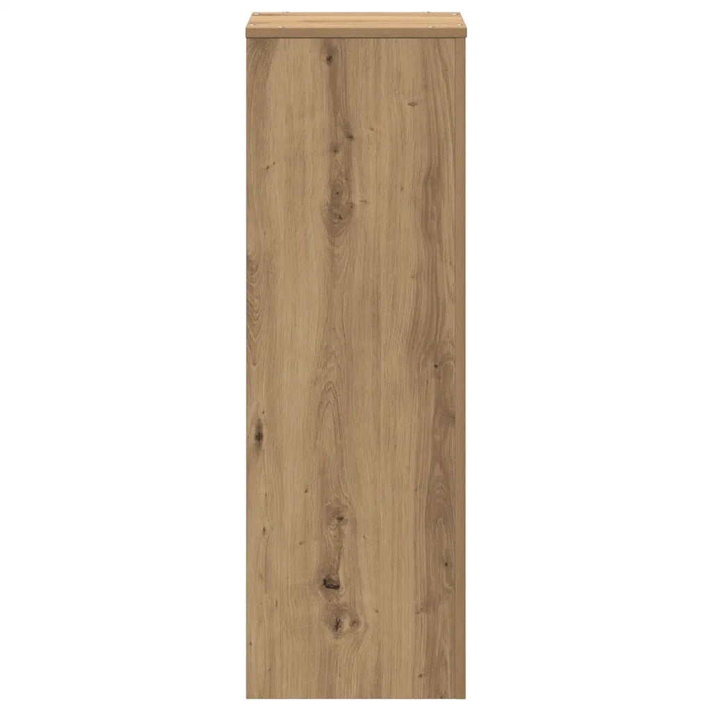 Supporto per Piante Rovere Artigianale 33x33x100 cm Truciolato 852959