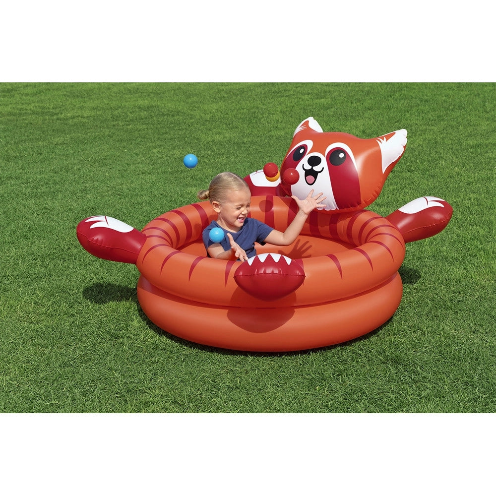 Trade Shop - Piscina Gonfiabile Con Palline Gioco Design Panda 107x94x58cm Per Bambini 2+ Anni 52702 -