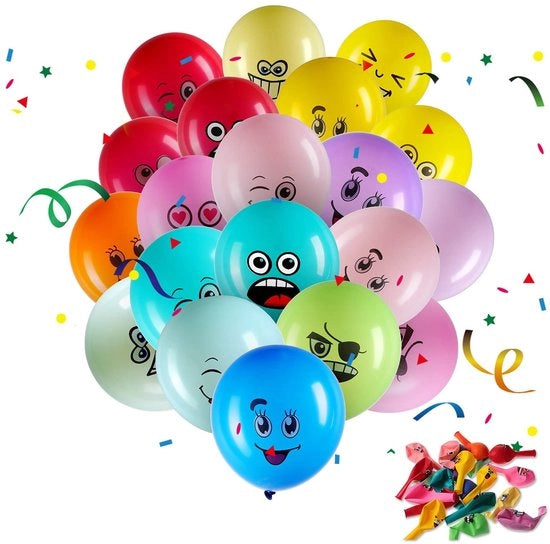 20 Pacchi di Palloncini Emotivi 30 cm - Decorazione per Feste e Eventi