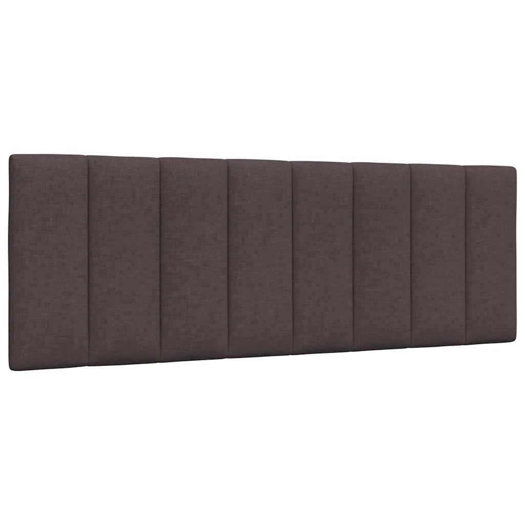 vidaXL Letto con Materasso Marrone Scuro 120x200cm Tessuto