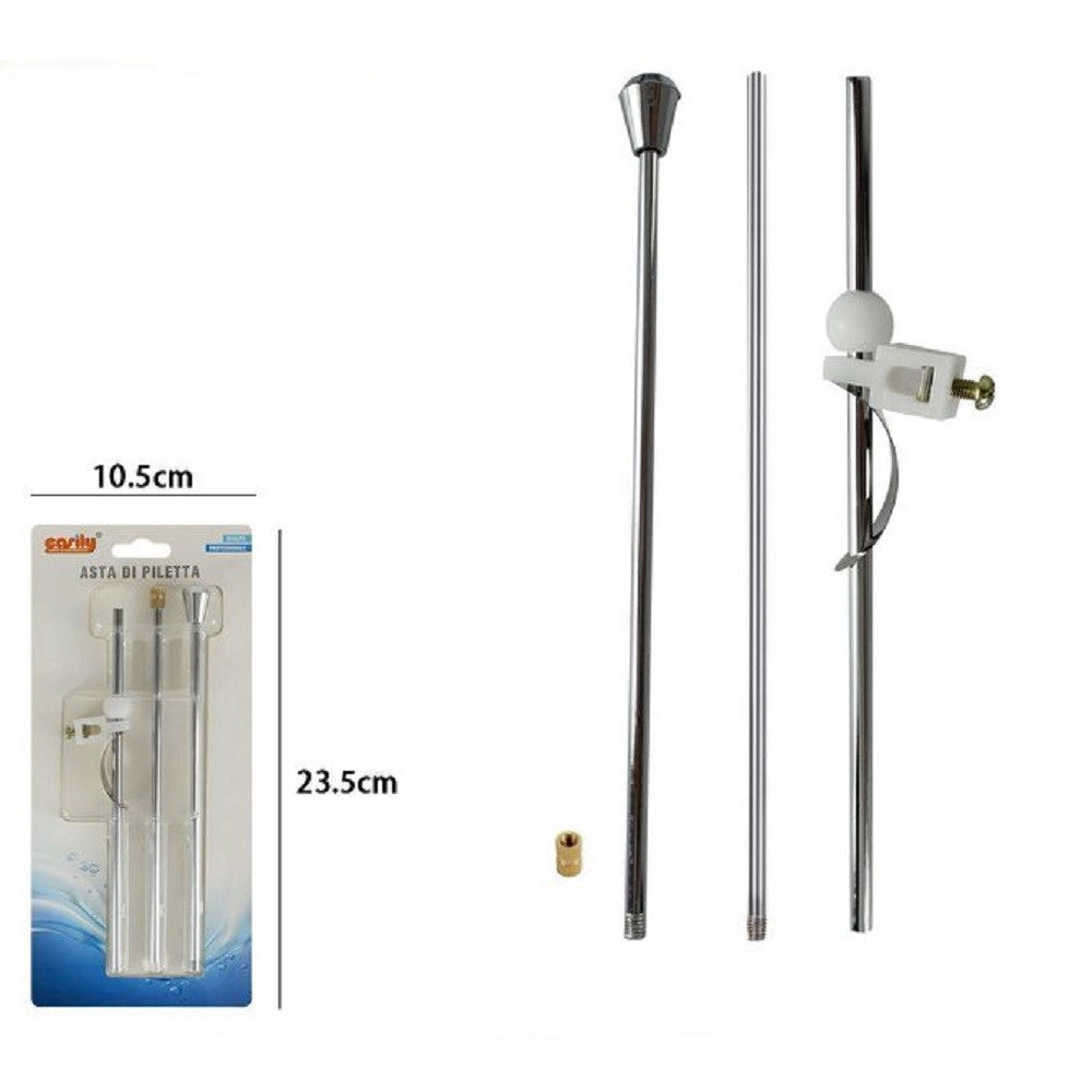 Trade Shop - Asta Astina Orizzontale Per Piletta Di Scarico Per Lavabo Bidet Salterello 59252 -
