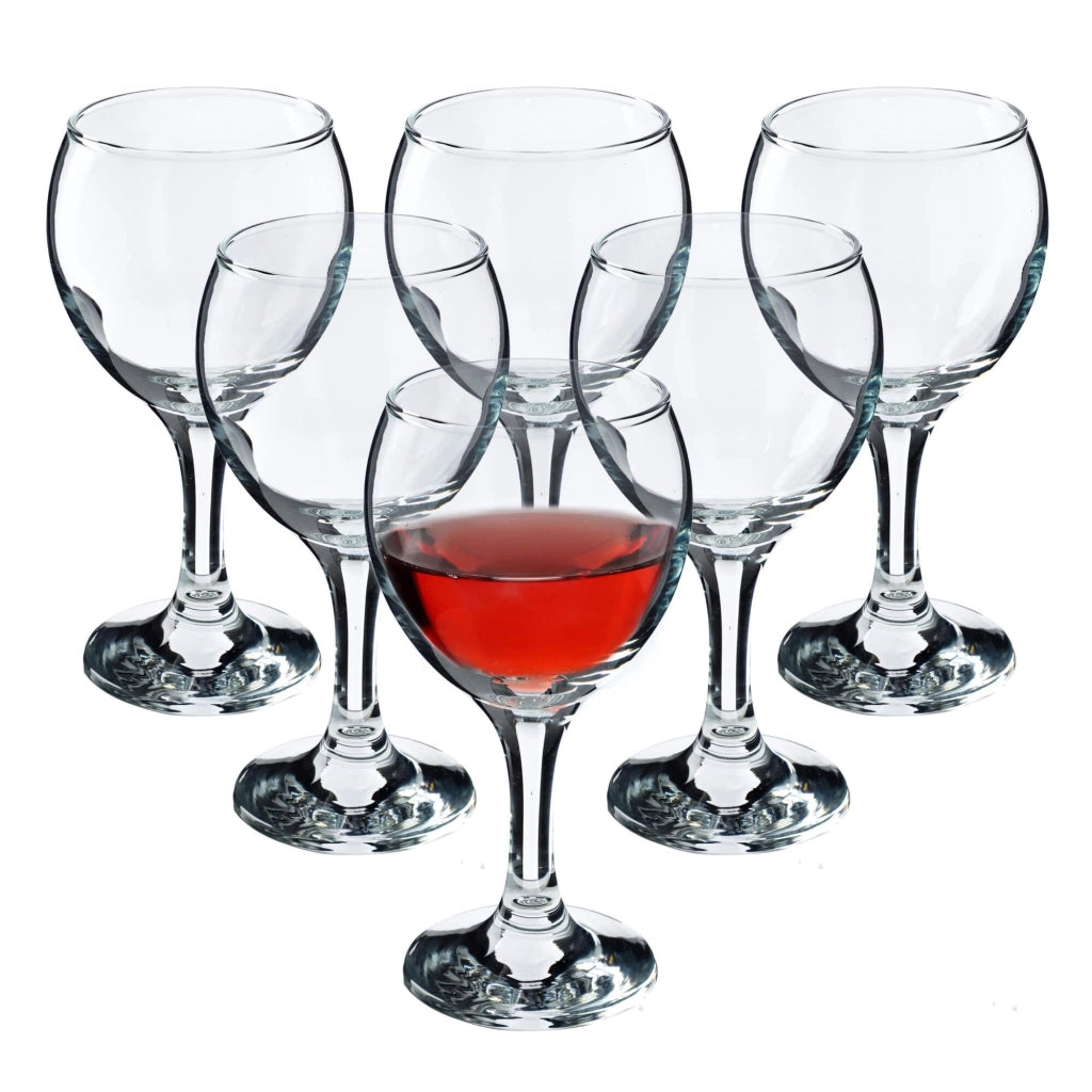 Set di 6 bicchieri da vino rosso KADAX da 210 ml, confezione regalo.
