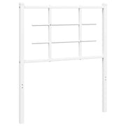 Testiera | Testata di Ricambio in Metallo Bianco 75 cm