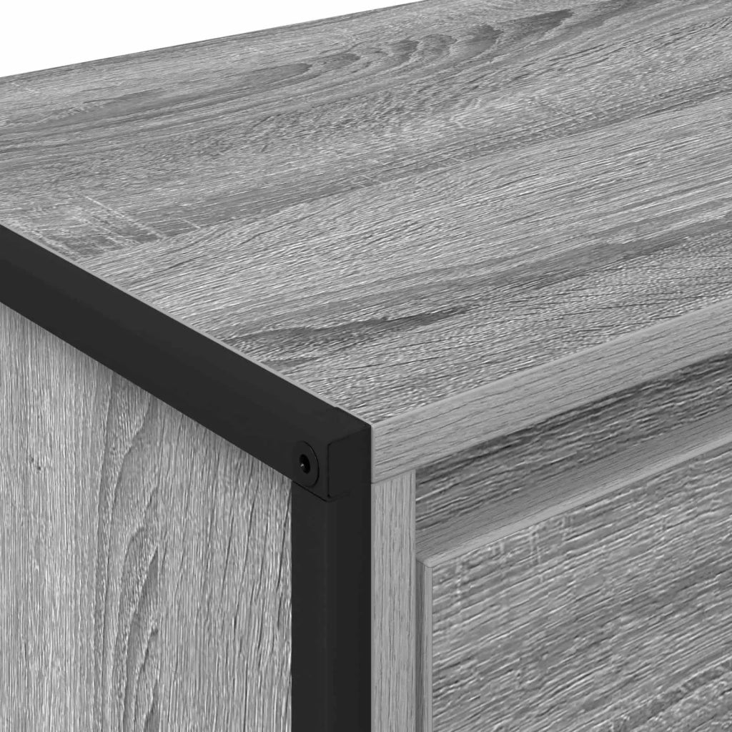 Mobile TV Grigio Sonoma 100 x 36 x 49,5 cm Legno multistrato 886507