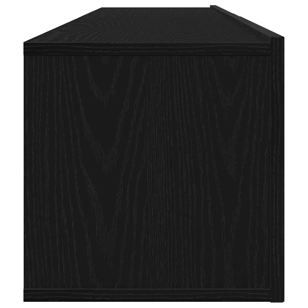 Set mobile TV 2 pcs Rovere nero 100 x 30 x 30 cm