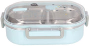 Lunchbox compartimento isolato termicamente, isolato termico per contenitore di latta per studenti, contenitore di latta in acciaio inossidabile, isolamento termico in silicone (trasparente)