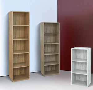 kit libreria "ready" cm 40x29x172h rovere sonoma cod:ferx.97222