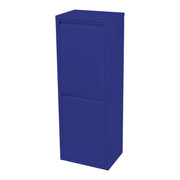 Cestino per la raccolta differenziata a parete 2 x 14L blu notte 03_0010393