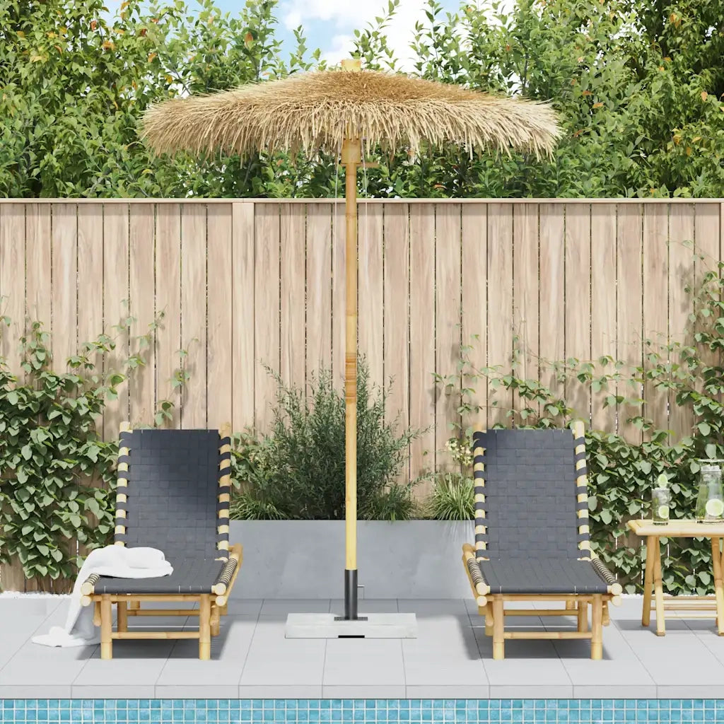 Ombrello Tiki con Baldacchino a Foglia di Banana 180 cm BambÃ¹