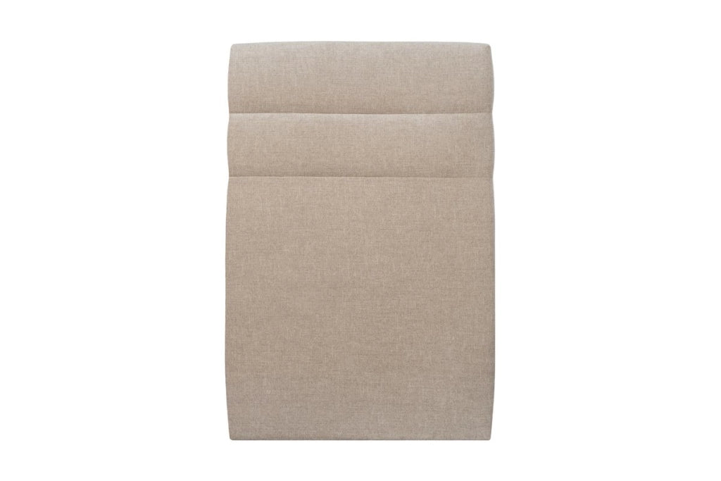 Letto 90x190 cm con testiera in linea - Tessuto Tela opaca