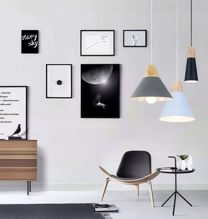 Lampada Da Soffitto Scandi B Nero