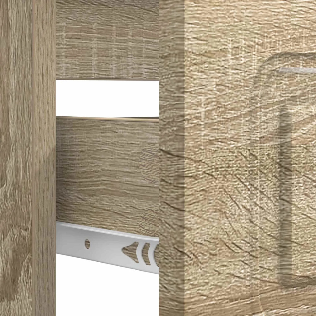 Armadio per Lavabo da Bagno UTRECHT Rovere Sonoma 897677