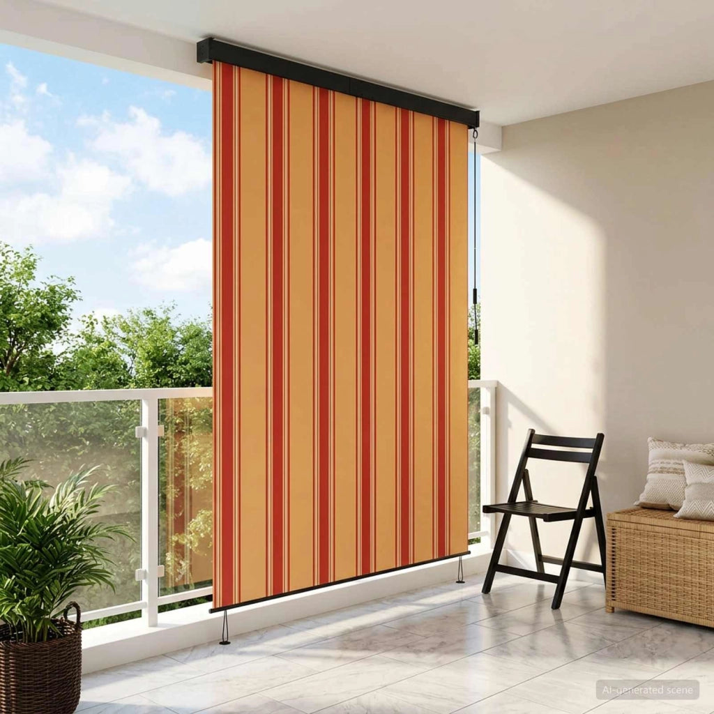 Tenda a rullo Multicolore 80 x 250 cm Tessuto e Alluminio 42037176