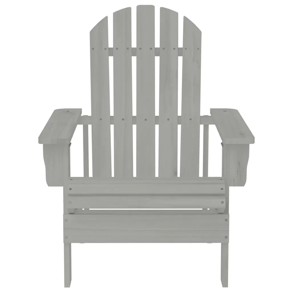 Sedia da Giardino in Legno Grigio cod mxl 18350