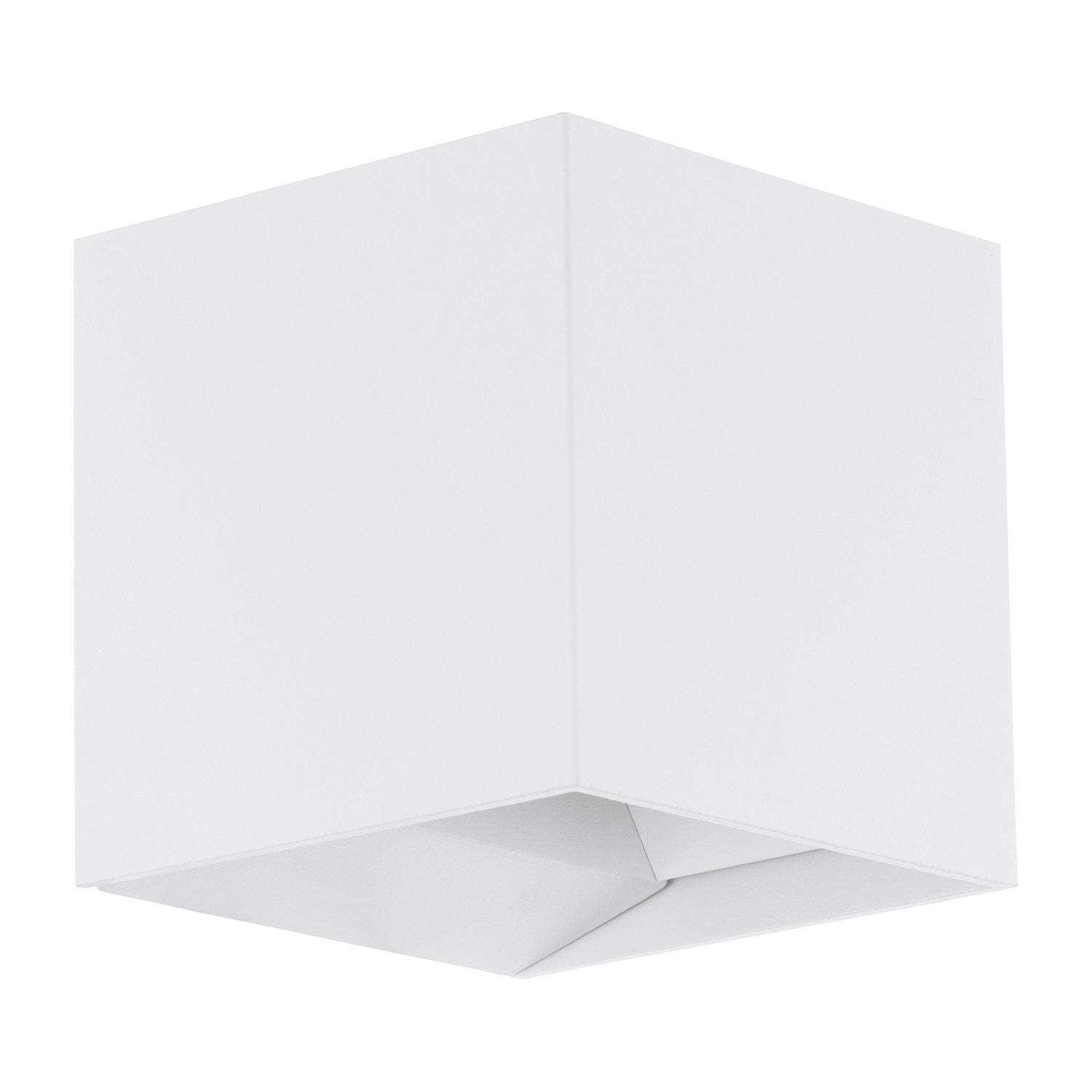 Applique Biemissione Esterno Contemporanea Calpino Alluminio Bianco Led