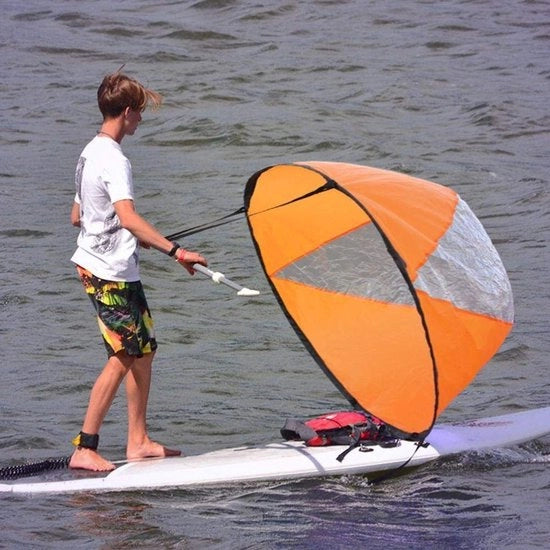 Polo Zeil 108 cm - Opvouwbaar - Robusto - Impermeabile - Finestra trasparente - Compatta e leggera - Vela