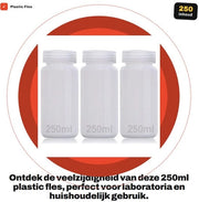 Contenitore per conservazione alimentare in HDPE - 250ml - Capacità ampia - Resistente a sostanze chimiche - Stoccaggio alimentare - Resistente a temperature elevate fino a 120°C