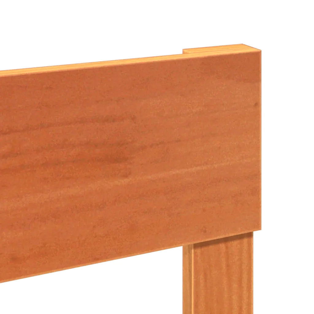 Letto senza Materasso Marrone Cera 140x190 cm in Legno di Pino