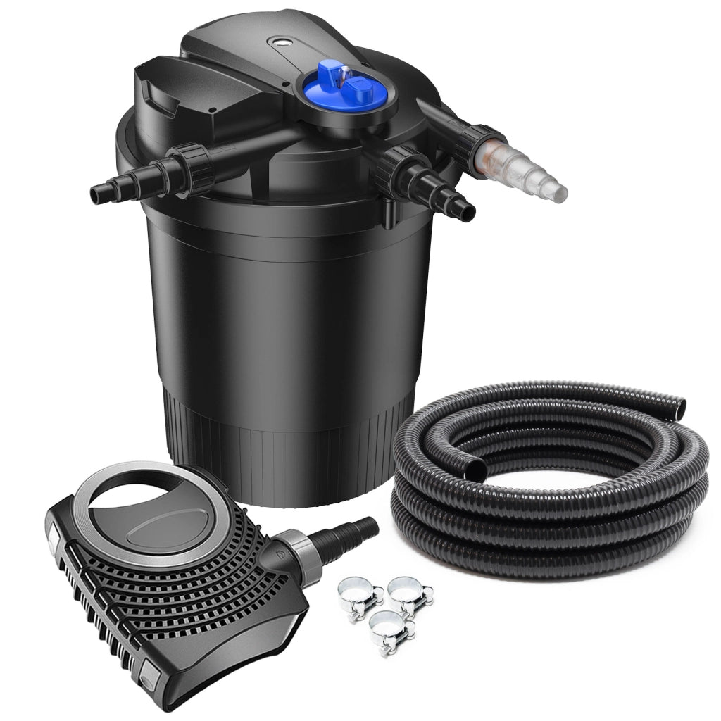 Set filtrante per laghetto CPA-10000 fino a 12000l UVC 11W Pompa NEO10000 Tubo
