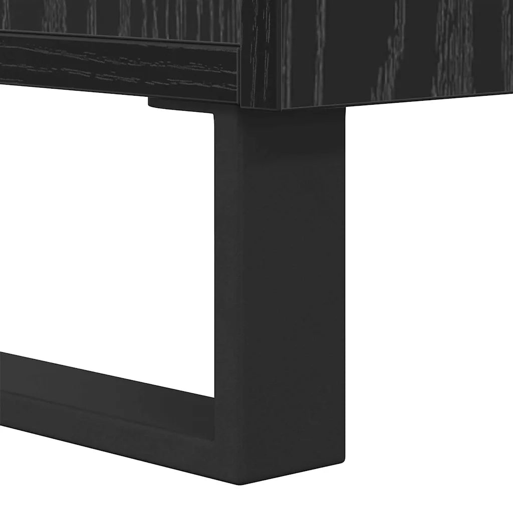 Tavolino da salotto Rovere Nero 104 x 60 x 35 cm