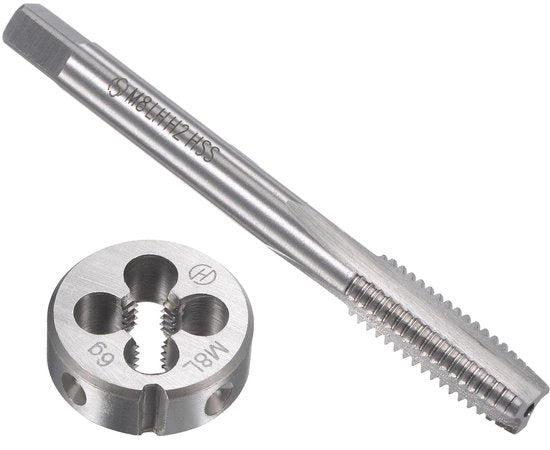 Set di viti a mano a molla M8 x 1,25 mm - Set di viti a mano a molla linko - Set di viti pesante - Materiale di alta qualità - Facile da usare - Set di viti a mano a molla