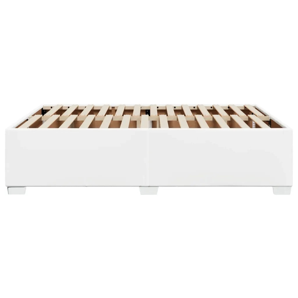 Giroletto-Struttura Letto Bianco 140x200 cm in Similpelle 198623