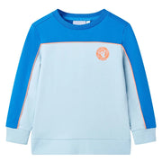 Felpa da Bambino Blu Brillante e Azzurro 140cod mxl 85903