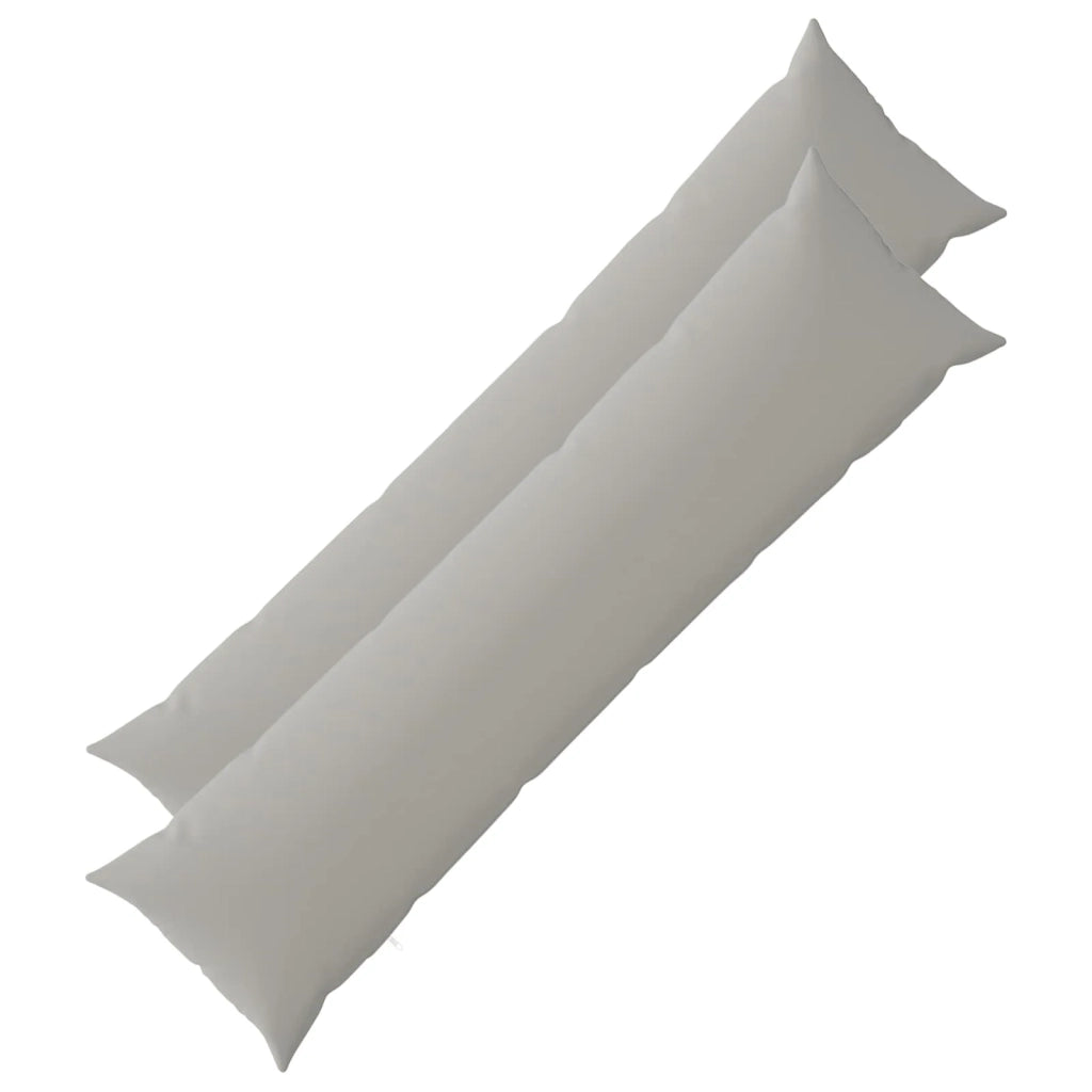 Federa 2 pcs HEERLEN Grigio 40 x 145 cm Poliestere 908968