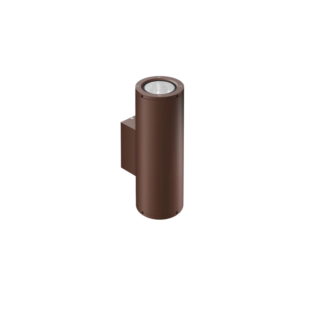 SUNSET XL Lampada da parete LED bidirezionale 32W IP65 Tecnologia Switch 2700K-4000K Finitura Corten texturizzato per interni ed esterni