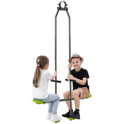 Altalena per Bambini ¨C zephmum ¨C Verde Acciaio e Plastica 97.5x23x170cm