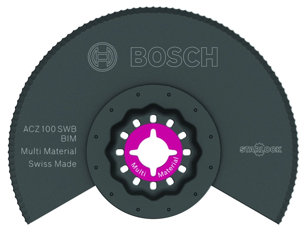 2608661693 - Lama segmentata per Multifunzione ,BIM con rettifica ondulata ACZ 100 SWB 100 mm, MULTIMATERiALE
