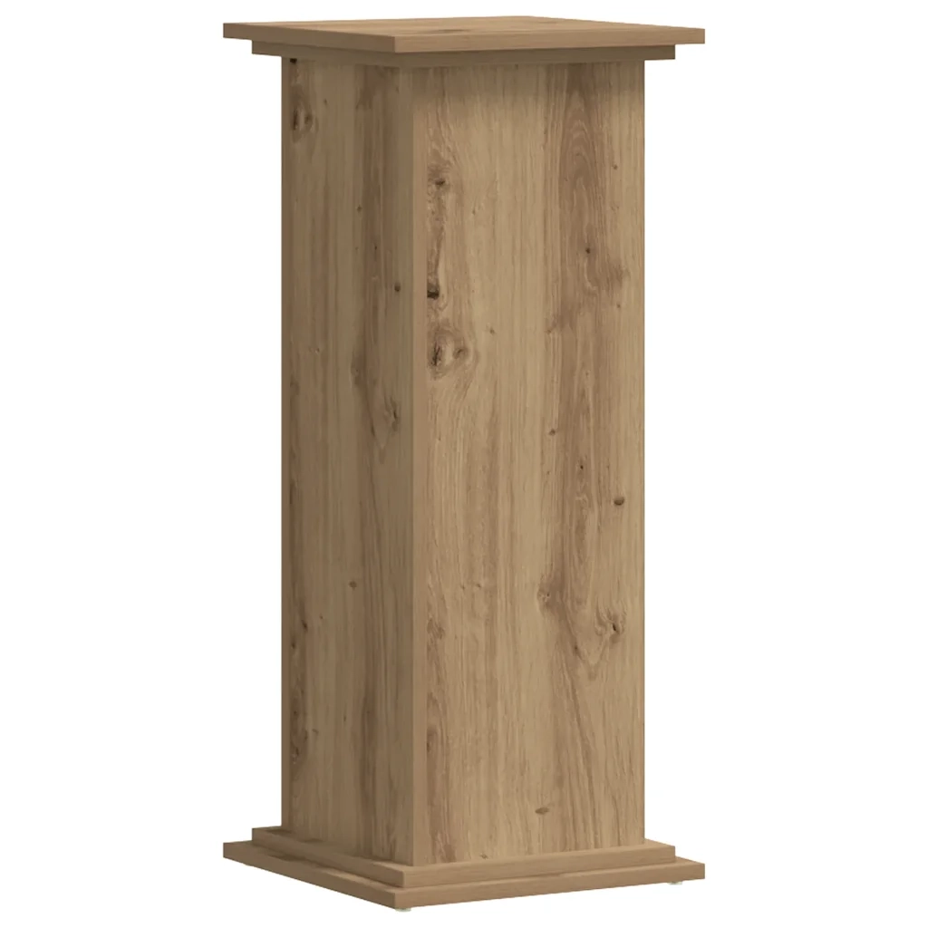Supporto per piante | Sostegno per piante Rovere Artigianale 33x33x80 cm Multistrato