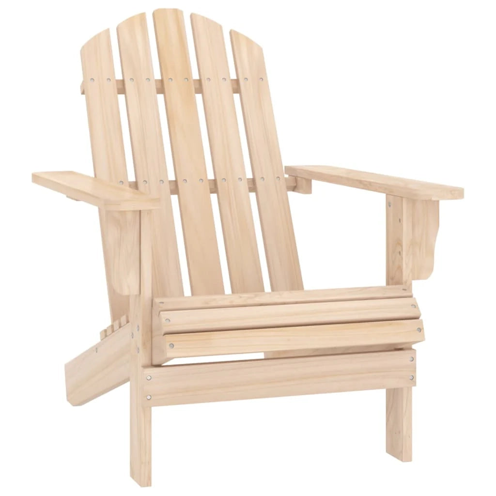 Sedia da giardino Adirondack con poggiapiedi e tavolo in abete 02_0013328