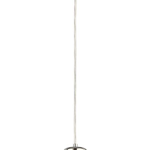 Lampadario Contemporaneo Ciclon Metallo Cromo Vetro Trasparente Led 6W 3000K