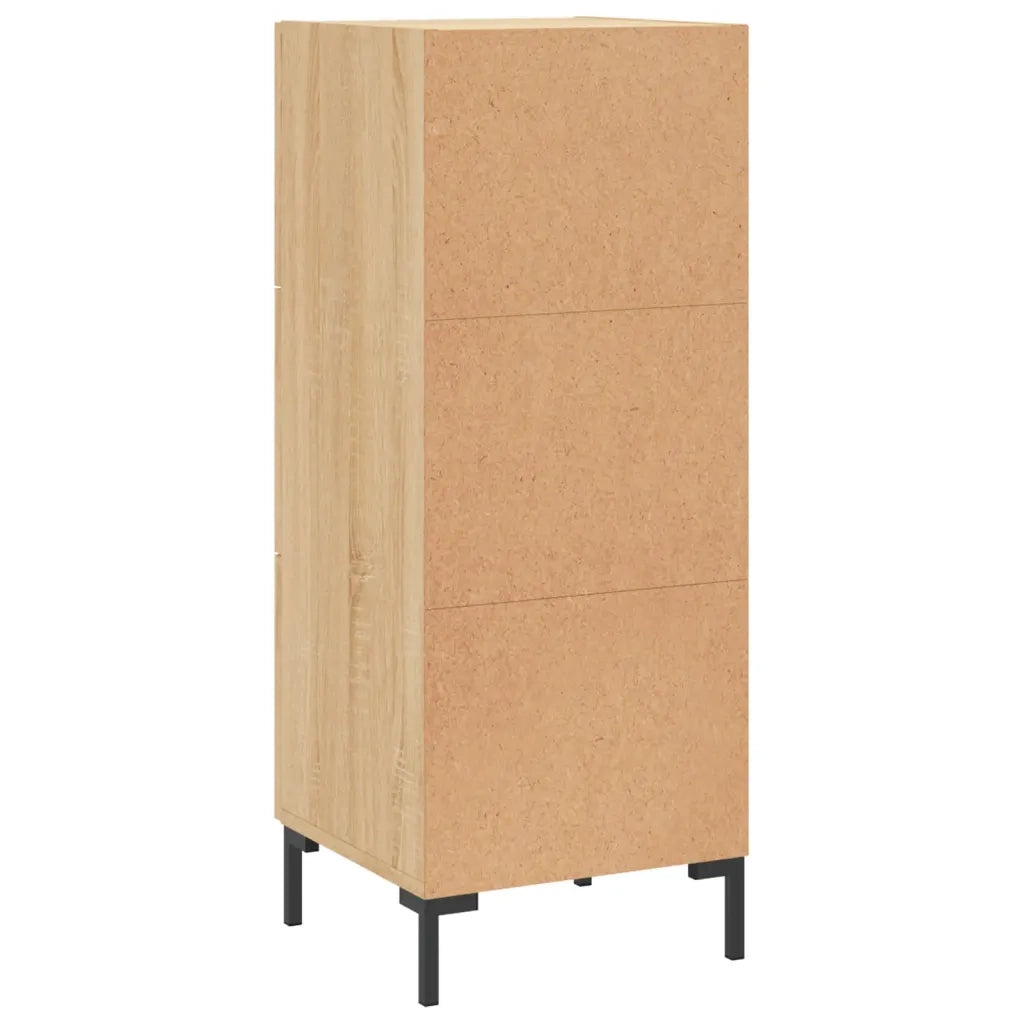 Credenza-Buffet-Armadio da cucina Rovere Sonoma 34,5x34x90 cm in Legno Multistrato 841748