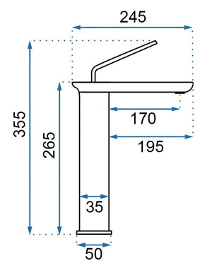 Rubinetto Da Lavabo Rea Modo Black High