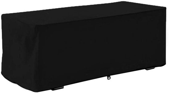 Contenitore di Stoccaggio Esterno - Cappotto per Coltello - Mobili da Giardino - Impermeabile e Resistente ai Raggi UV - 123x62x55cm - Nero