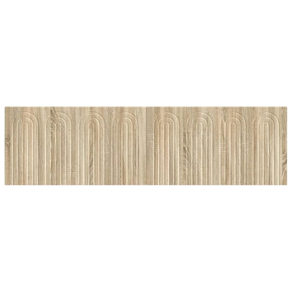 Testiera da Muro ALKMAAR Rovere Sonoma Legno ingegnerizzato 896277