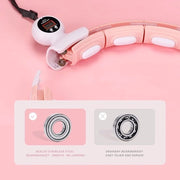 Fitness ring stazionario con 16 sezioni rimovibili - disco magnetico regolabile - massaggio - contapulsazioni intelligenti - non caduta - per adulti e bambini - per principianti - perdita di peso.