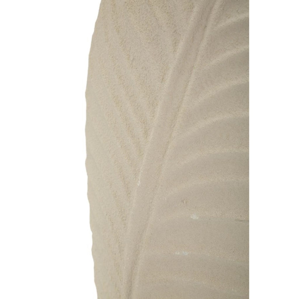 Vaso Decorativo VKH847, Beige, Metallo, 18x9,5x29,5 cm