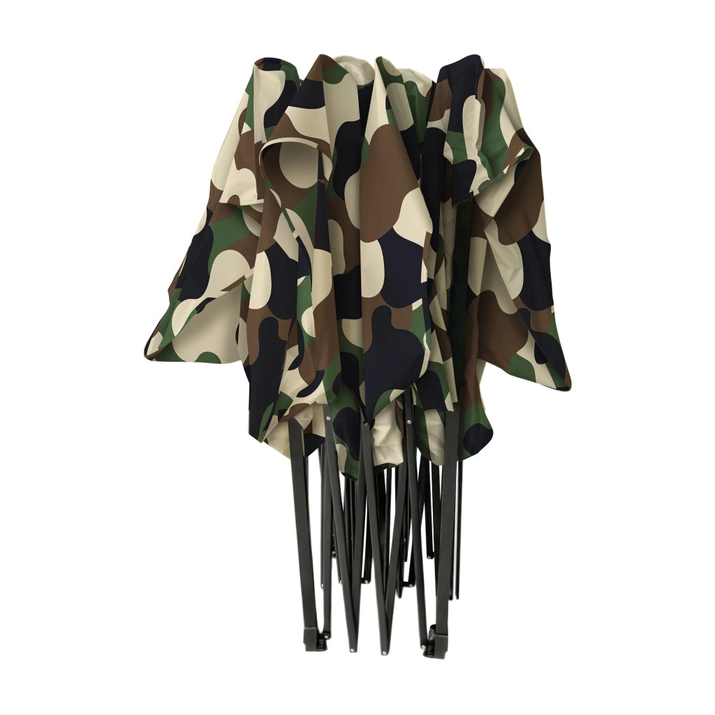 Kebon Tenda / Gazebo Per Giardino 3X3 Impermeabile Tendone Pieghevole Per Fiere E Mercati Colore Camouflage