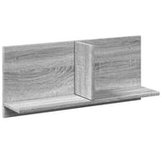 Armadietto a Muro | Mobile a Parete 70x16,5x30cm Grigio Sonoma in Legno Multistrato