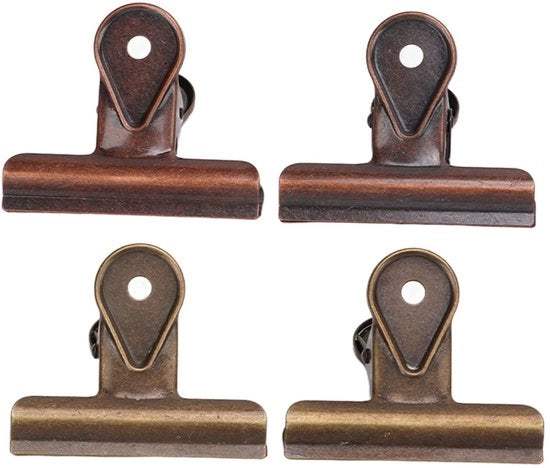 Clip per alimenti con presa robusta - Clip per sacchetti di patatine - Clip per borse - Clip magnetiche pesanti - Clip multifunzione a colori - Dimensioni: 6,3x5,3x3,8cm - Clip per documenti